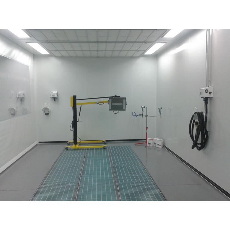 Smart repair area dust extraction system 