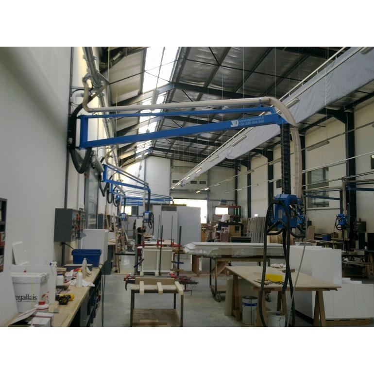 Industrial dust extraction system for the wood sector 